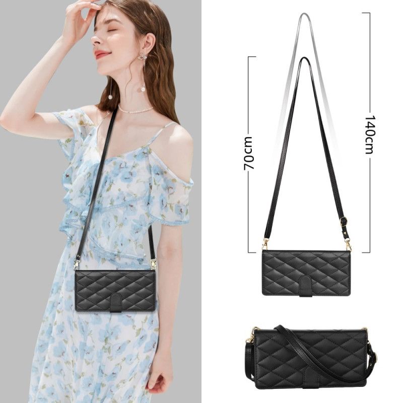 Etui Folio Samsung Galaxy S25 5g Edge Portfel Pikowany Etui Ochronne