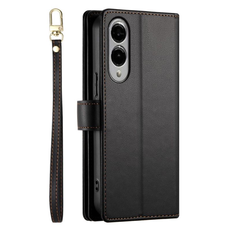 Etui Folio Samsung Galaxy S25 5g Edge Portfel Z Paskami Etui Ochronne