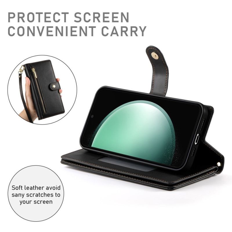 Etui Folio Samsung Galaxy S25 5g Edge Portfel Z Paskami Etui Ochronne