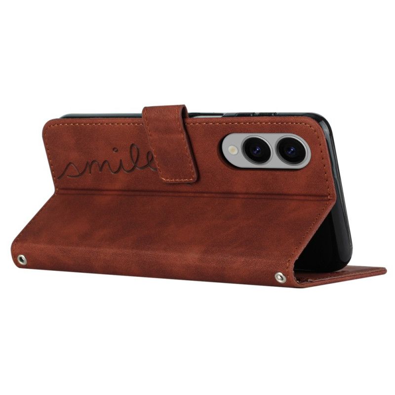 Etui Folio Samsung Galaxy S25 5g Edge Smile Etui Ochronne