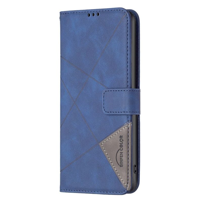 Etui Folio Samsung Galaxy S25 5g Edge Wzór Geometryczny Kolor Binfen