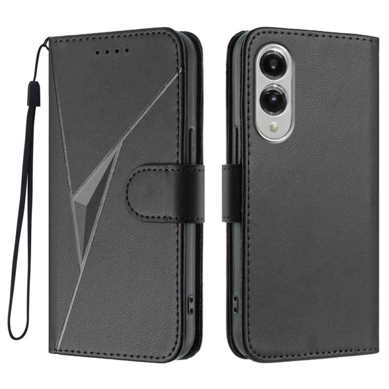 Etui Folio Samsung Galaxy S25 5g Edge Wzór Trójkątny