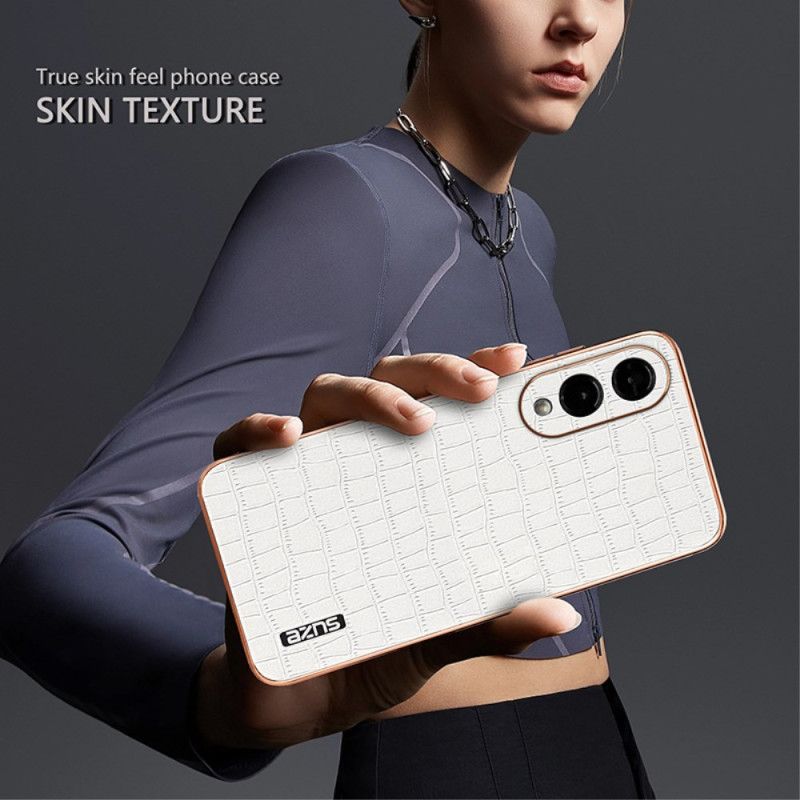 Etui Samsung Galaxy S25 5g Edge Azns W Stylu Krokodyla Etui Ochronne