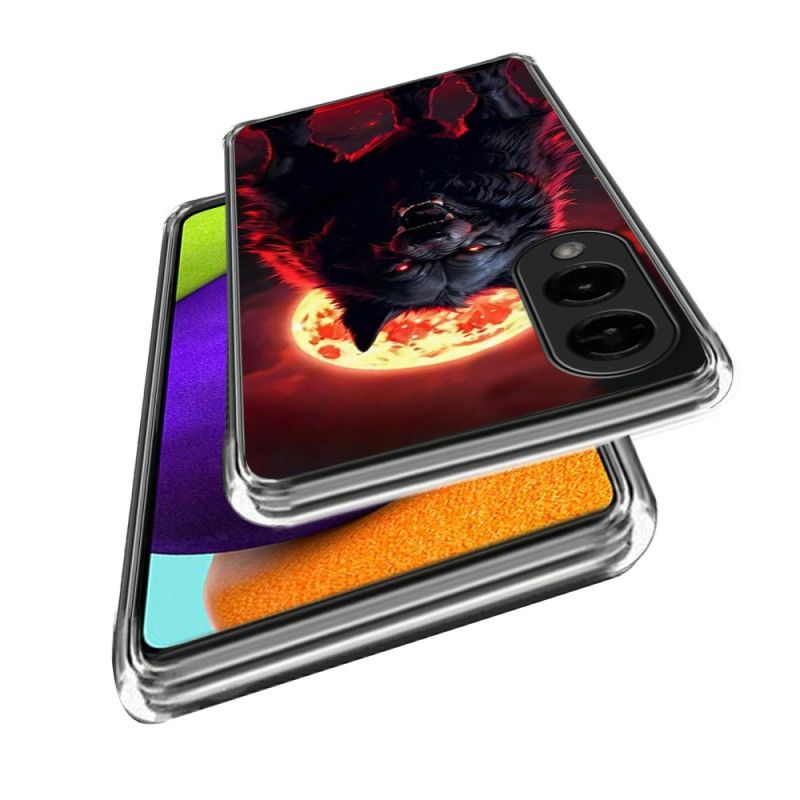 Etui Samsung Galaxy S25 5g Edge CZarny Wilk Etui Ochronne