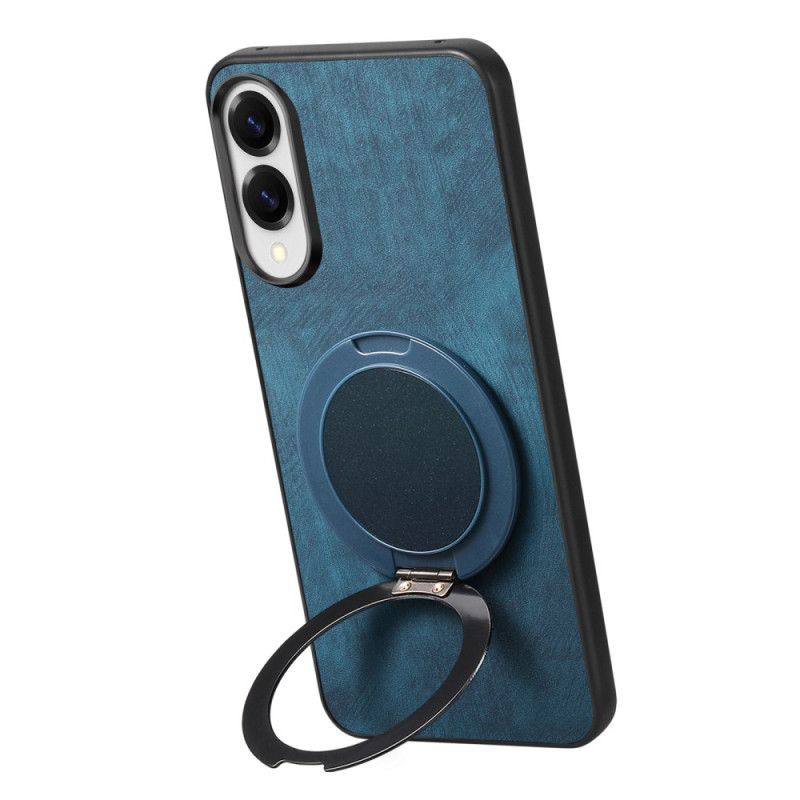 Etui Samsung Galaxy S25 5g Edge Efekt Zamszu Z Obrotową Podstawką Etui Ochronne