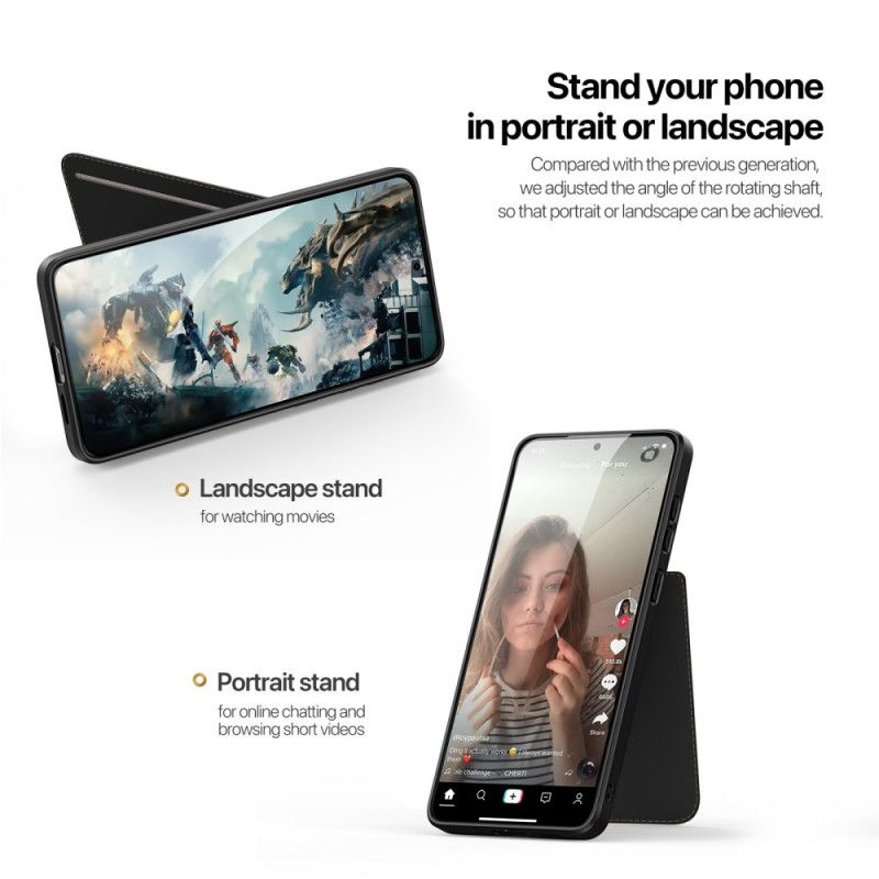 Etui Samsung Galaxy S25 5g Edge Magnetyczna Z Uchwytem Na Kartę