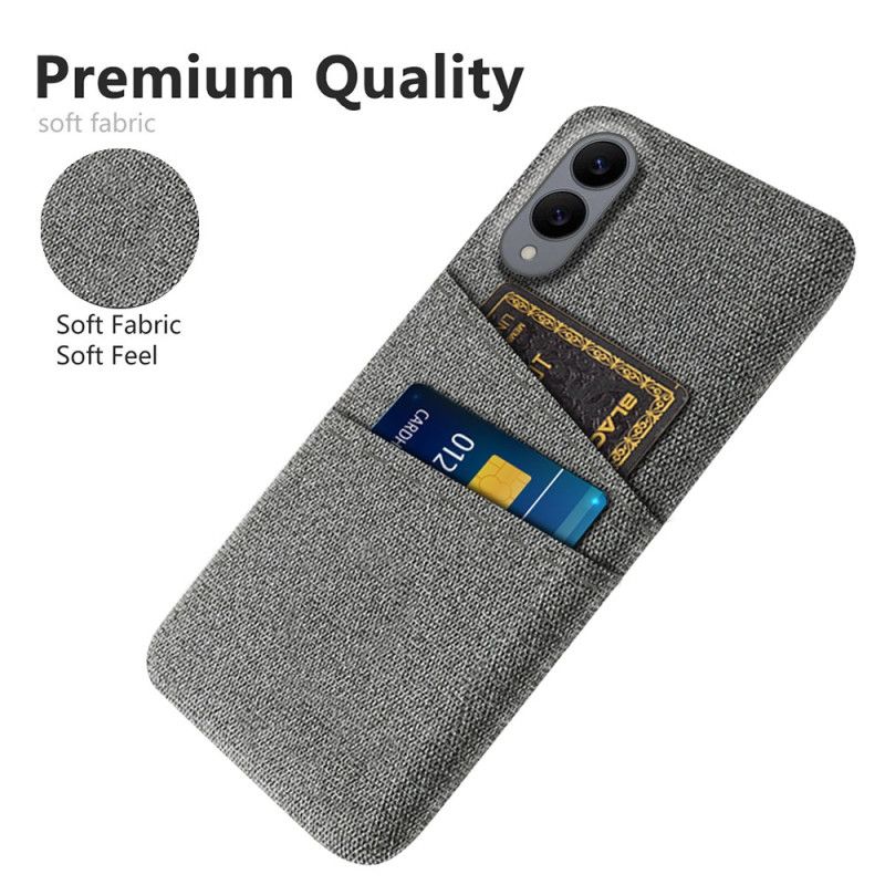 Etui Samsung Galaxy S25 5g Edge Materiałowy Uchwyt Na Karty Etui Ochronne
