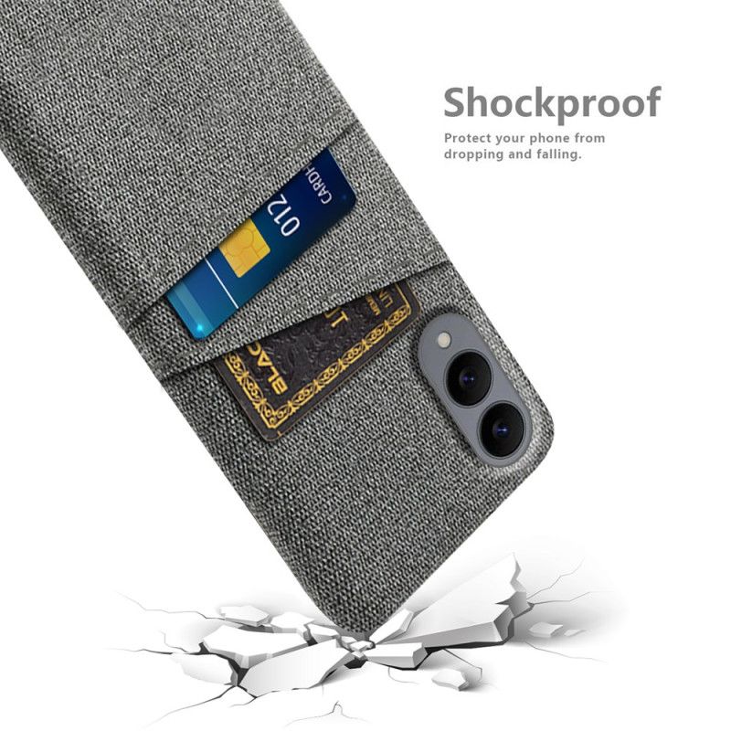 Etui Samsung Galaxy S25 5g Edge Materiałowy Uchwyt Na Karty Etui Ochronne
