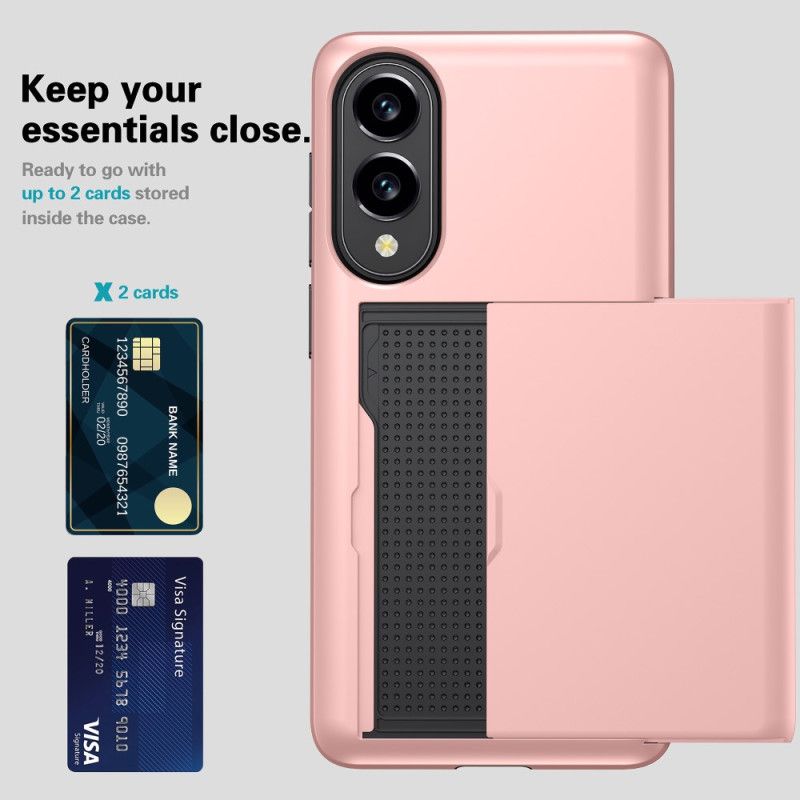 Etui Samsung Galaxy S25 5g Edge Przesuwny Uchwyt Na Karty