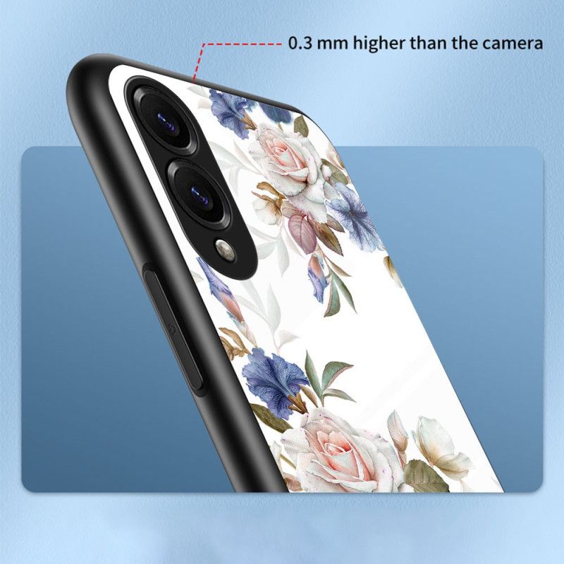 Etui Samsung Galaxy S25 5g Edge Szkło Hartowane Floral Pattern