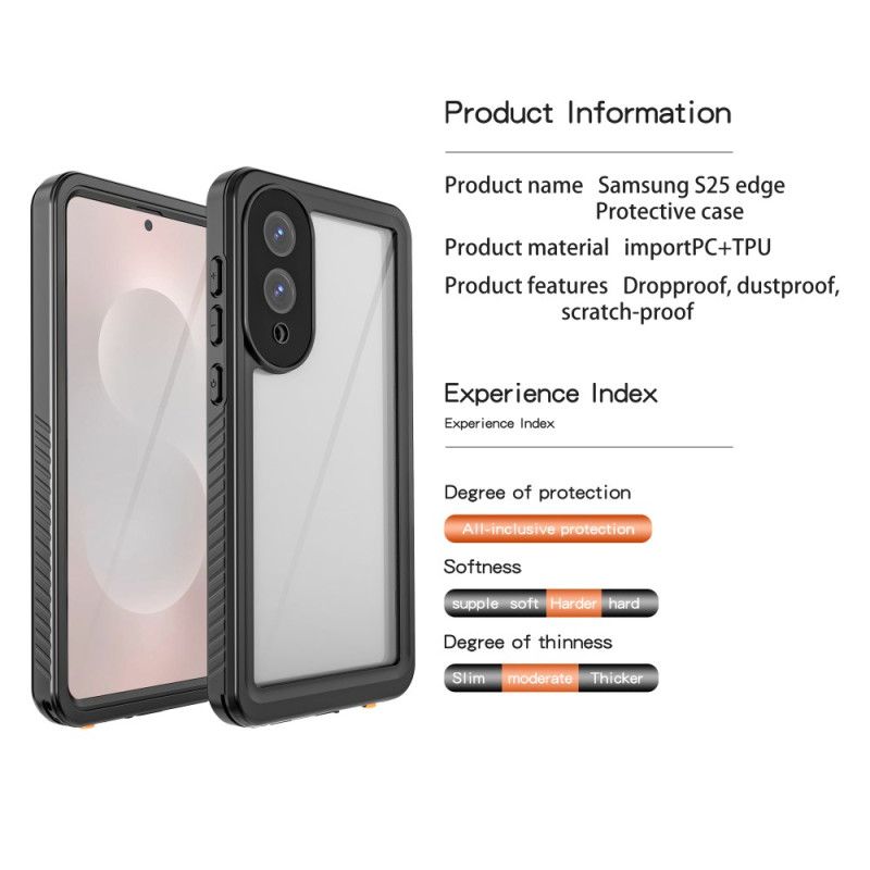 Etui Samsung Galaxy S25 5g Edge Wodoodporny I Wstrząsoodporny Redpepper Etui Ochronne