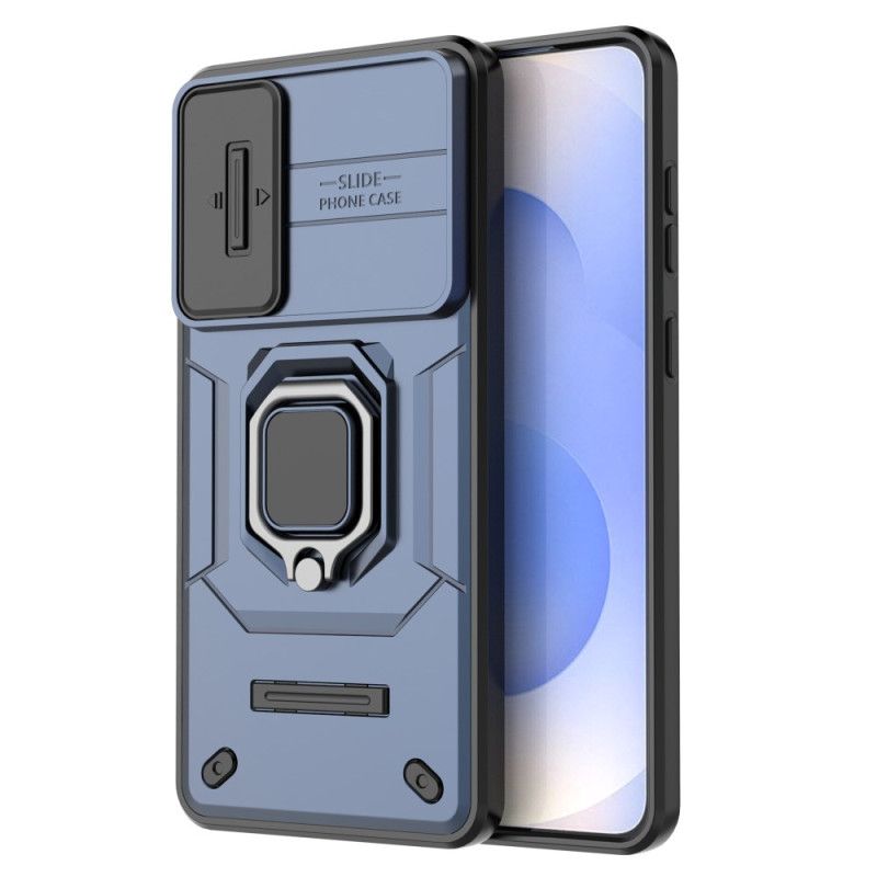 Etui Samsung Galaxy S25 5g Edge Wytrzymały Pierścień Z Osłoną Obiektywu Etui Ochronne