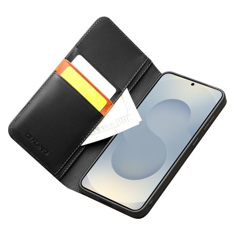 Flip Kotelot Do Samsung Galaxy S25 5g Edge Prestiżowy Portfel Qialino