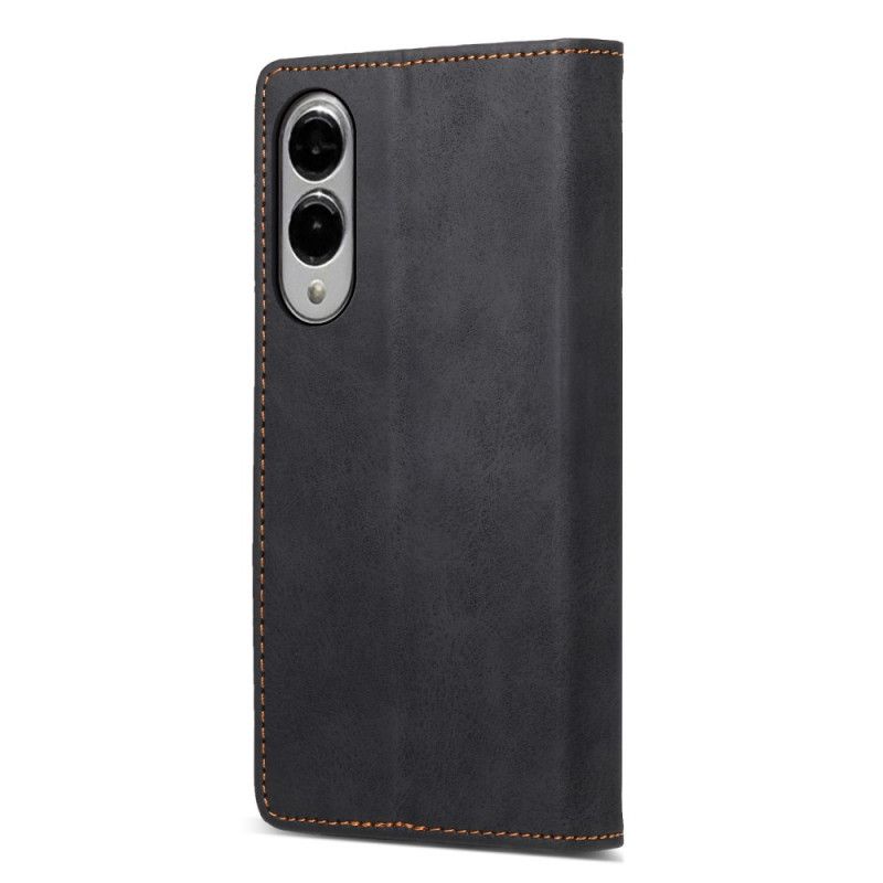 Flip Kotelot Samsung Galaxy S25 5g Edge Etui Na Telefon Sztuczna Skóra Blokująca Rfid