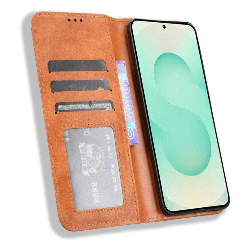 Flip Kotelot Samsung Galaxy S25 5g Edge Frieze Vintage