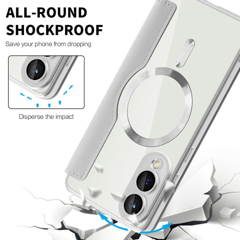 Flip Kotelot Samsung Galaxy S25 5g Edge Pikowane Etui Kompatybilne Z Magsafe