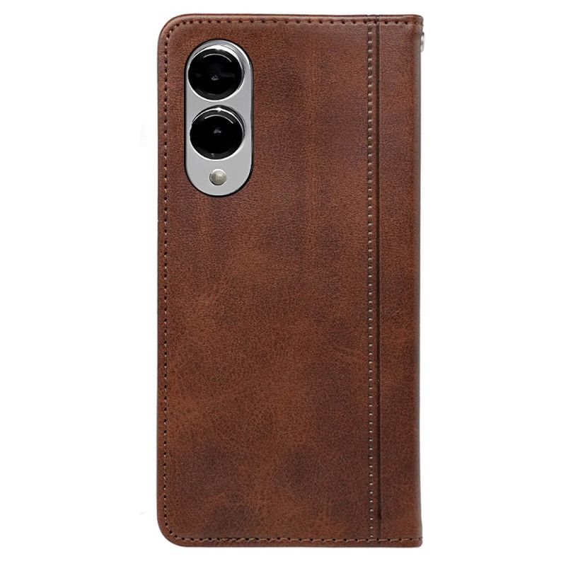 Flip Kotelot Samsung Galaxy S25 5g Edge Premium Vintage Etui Ochronne