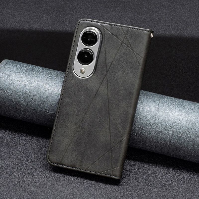 Flip Kotelot Samsung Galaxy S25 5g Edge Wzór Geometryczny