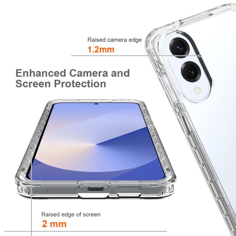 Futerały Samsung Galaxy S25 5g Edge Etui Na Telefon 2 W 1. Przezroczysty