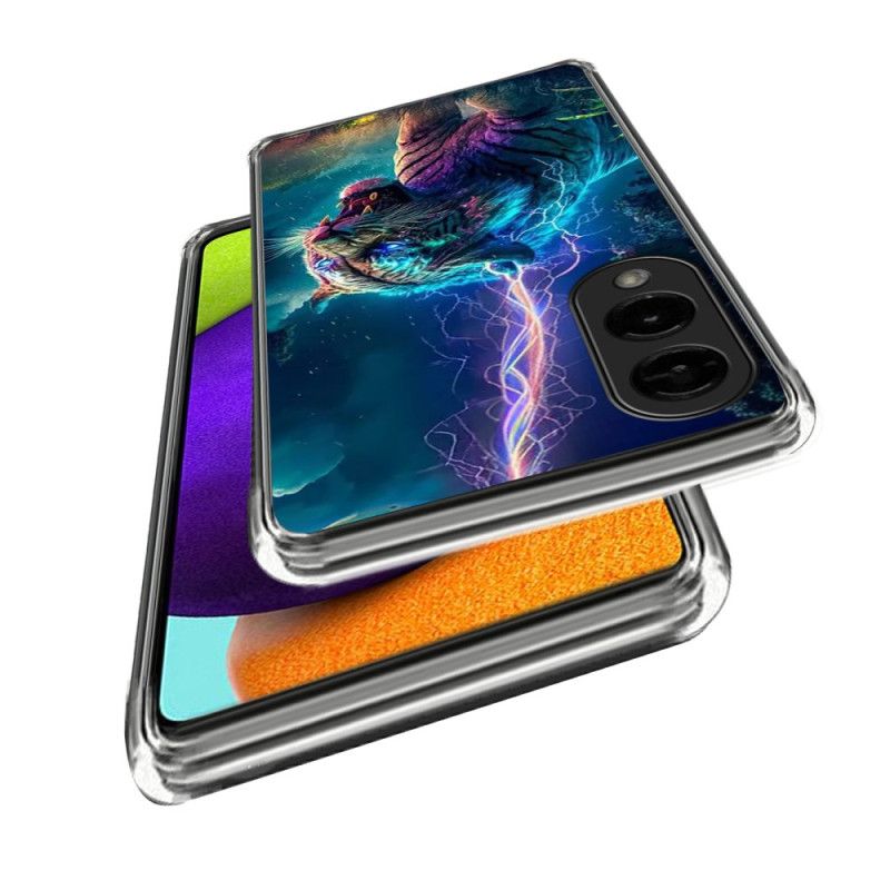 Futerały Samsung Galaxy S25 5g Edge Etui Na Telefon Błyskawica Tygrys