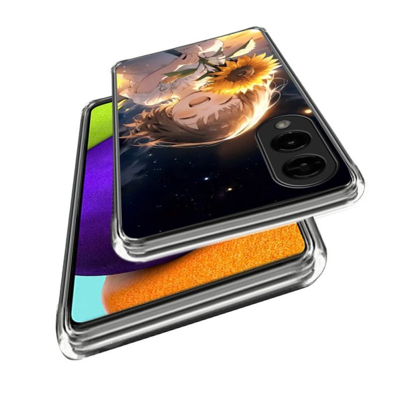 Futerały Samsung Galaxy S25 5g Edge Etui Na Telefon Dziewczynka Słonecznik