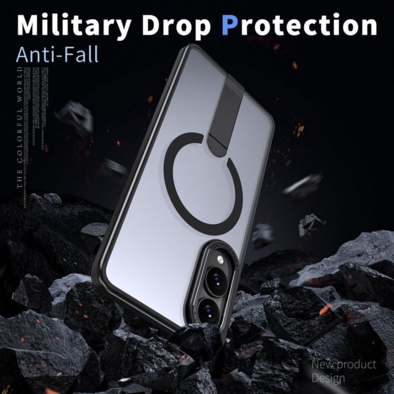 Futerały Samsung Galaxy S25 5g Edge Etui Na Telefon Kompatybilny Z Magsafe Ze Zintegrowaną Podstawką