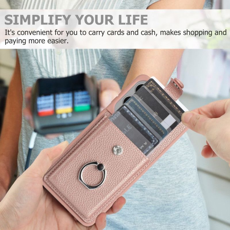 Futerały Samsung Galaxy S25 5g Edge Etui Na Telefon Etui Na Pierścionek I Kartę