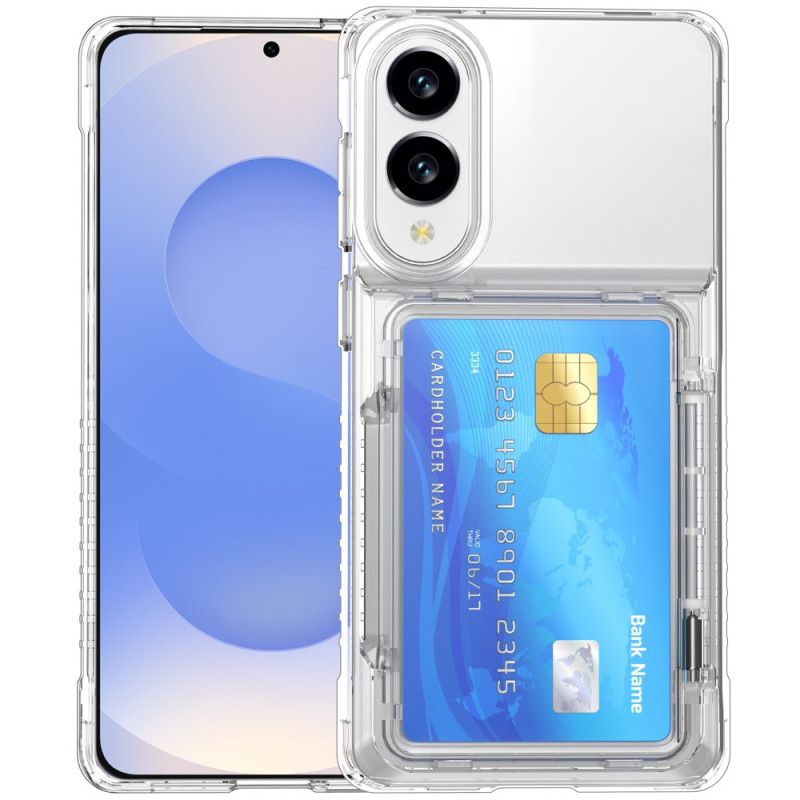 Futerały Samsung Galaxy S25 5g Edge Etui Na Telefon Przezroczysta I Z Uchwytem Na Karty