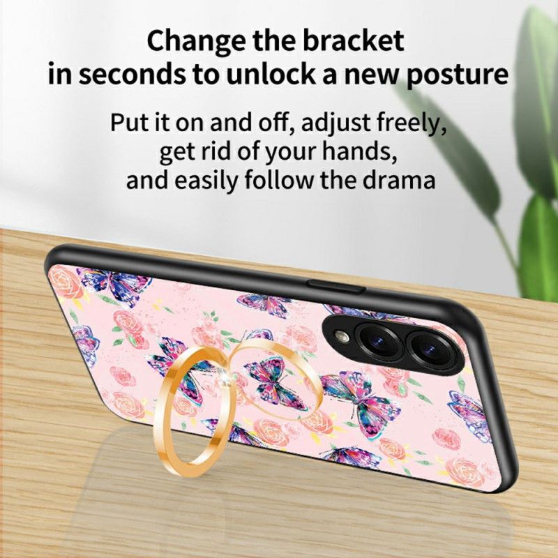 Futerały Samsung Galaxy S25 5g Edge Etui Na Telefon Szkło Hartowane Butterfly