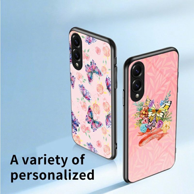 Futerały Samsung Galaxy S25 5g Edge Etui Na Telefon Szkło Hartowane Butterfly