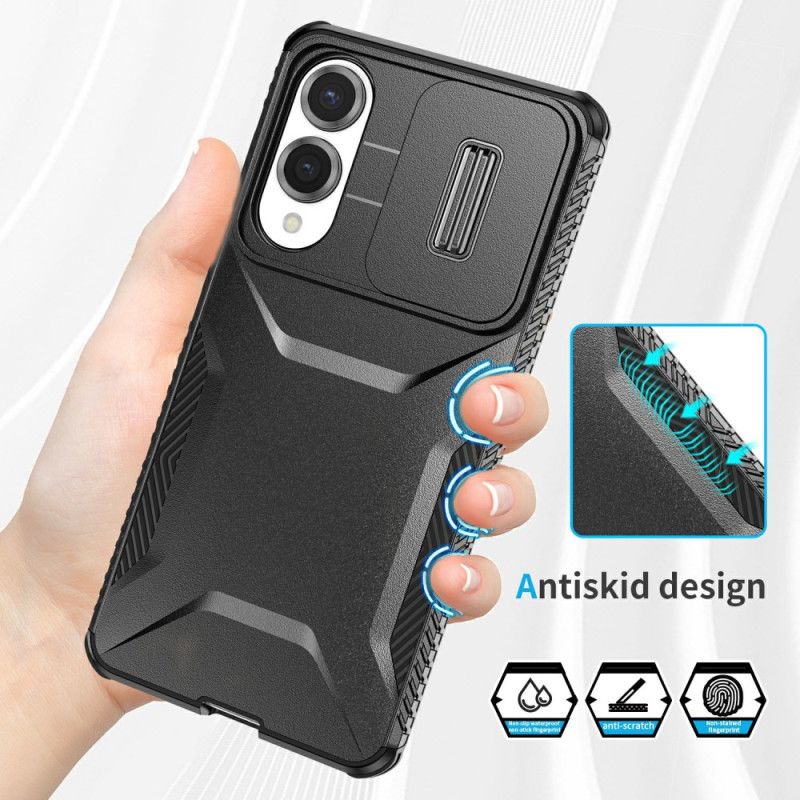 Futerały Samsung Galaxy S25 5g Edge Etui Na Telefon Wytrzymały Metalowy Efekt