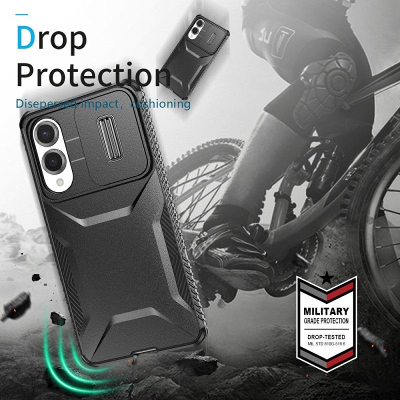 Futerały Samsung Galaxy S25 5g Edge Etui Na Telefon Wytrzymały Metalowy Efekt