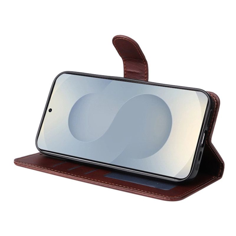 Obudowa Samsung Galaxy S25 5g Edge Etui Na Telefon Tekstura Skóry Cielęcej