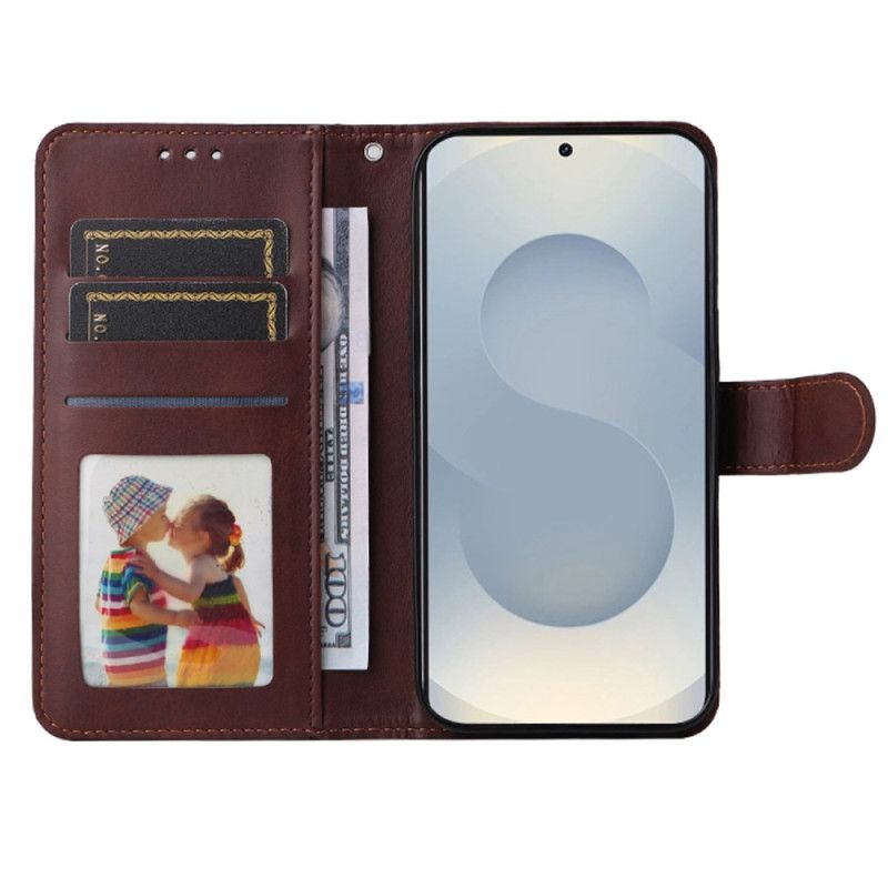 Obudowa Samsung Galaxy S25 5g Edge Etui Na Telefon Tekstura Skóry Cielęcej