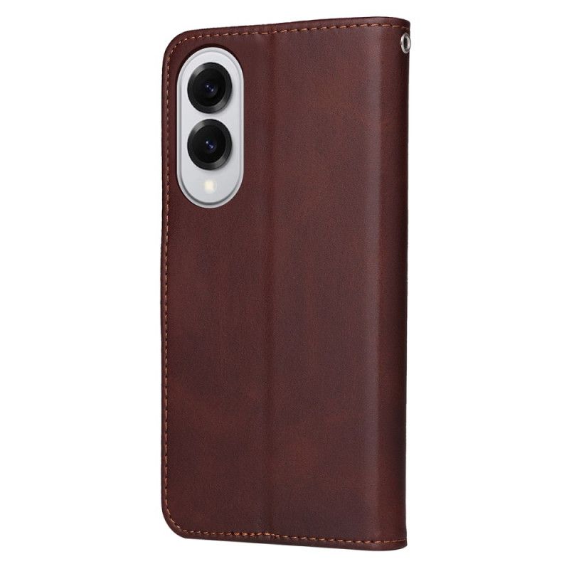 Obudowa Samsung Galaxy S25 5g Edge Etui Na Telefon Tekstura Skóry Cielęcej