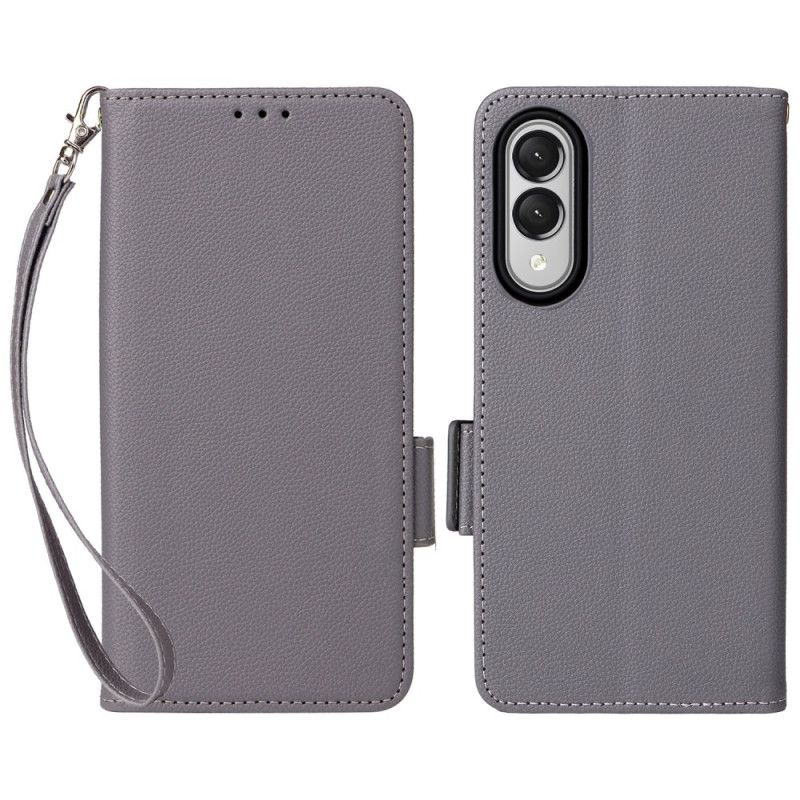 Pokrowce Samsung Galaxy S25 5g Edge Skóra Syntetyczna Z Paskiem