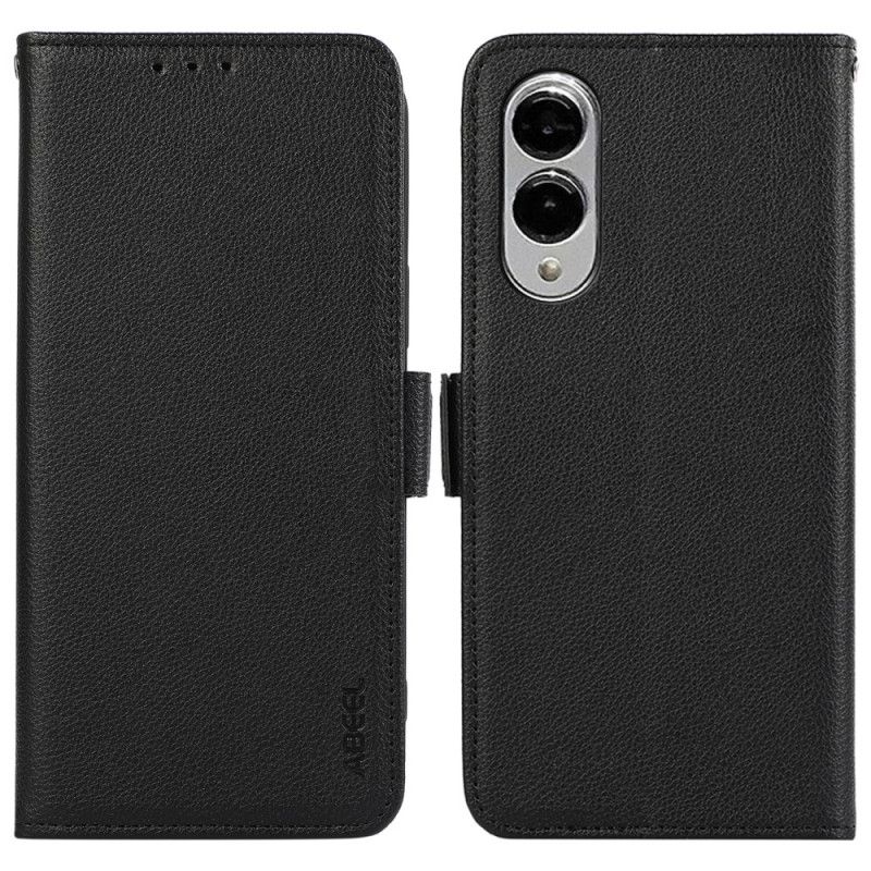 Skórzany Futerał Samsung Galaxy S25 5g Edge Etui Na Telefon Ochrona Rfid Abeel