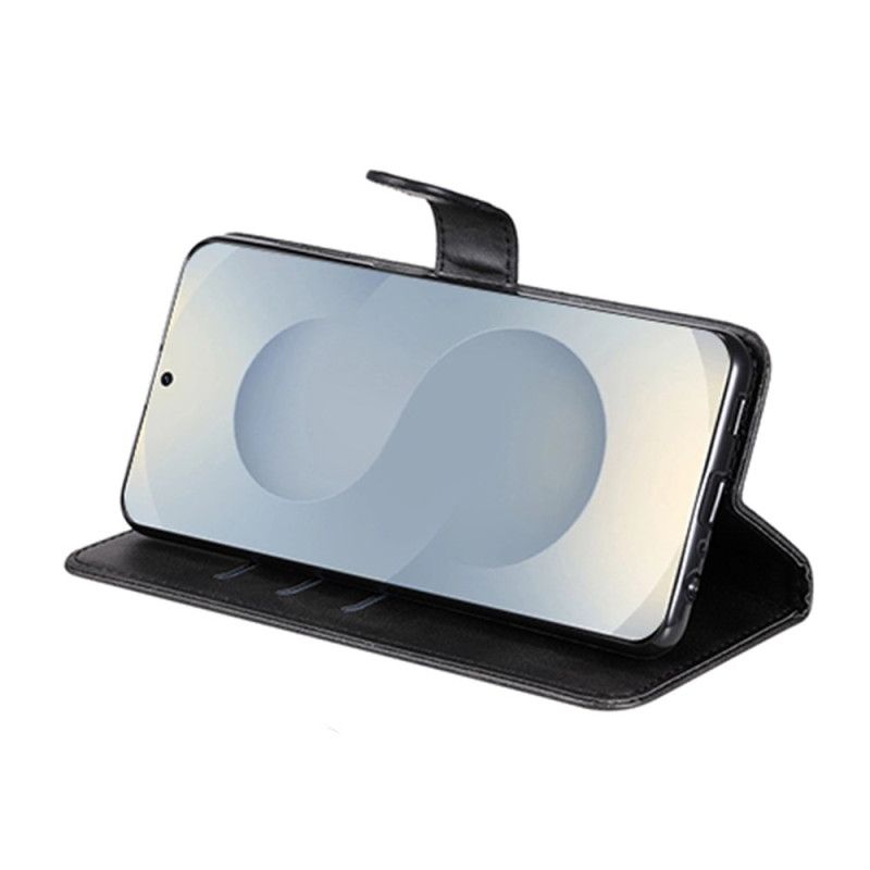 Skórzany Futerał Samsung Galaxy S25 5g Edge Etui Na Telefon Saszetka Zapinana Na Zamek