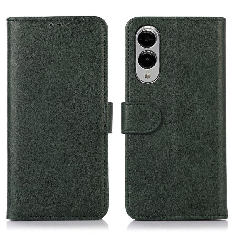 Skórzany Futerał Samsung Galaxy S25 5g Edge Etui Na Telefon Teksturowana Skóra