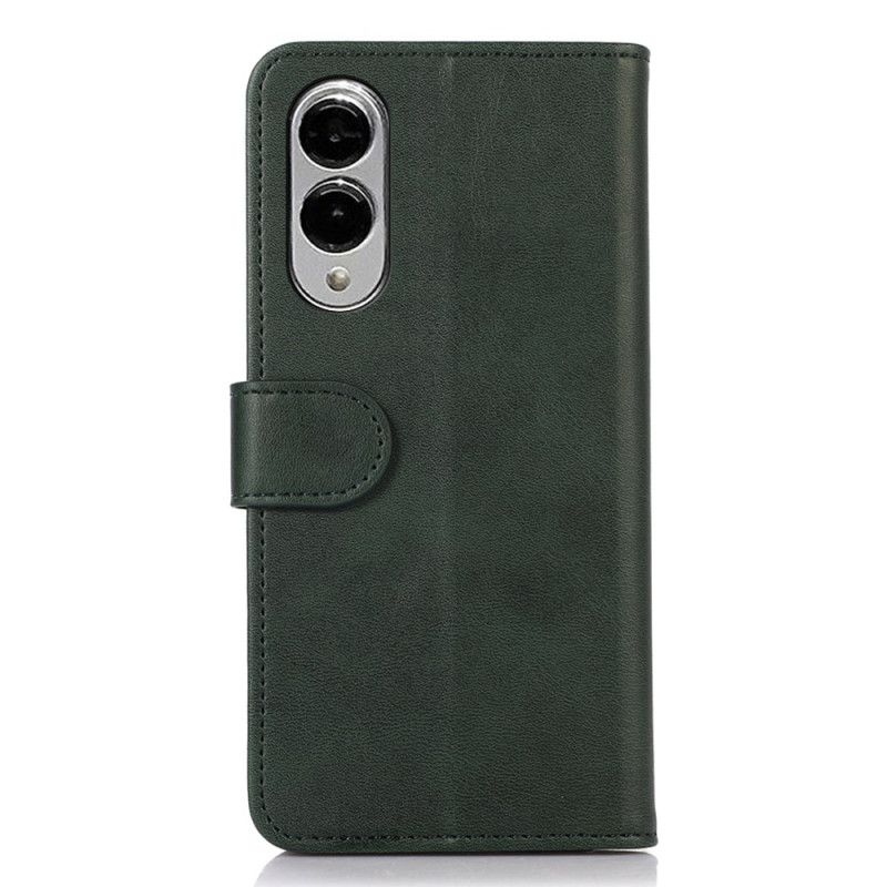 Skórzany Futerał Samsung Galaxy S25 5g Edge Etui Na Telefon Teksturowana Skóra