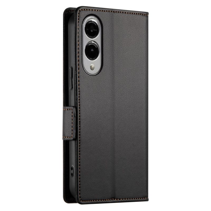 Skórzany Futerał Samsung Galaxy S25 5g Edge Etui Na Telefon Wszechstronny Design