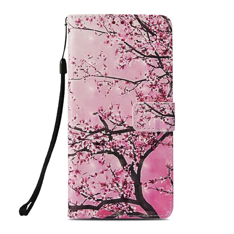 Etui Folio iPhone XR Drzewo Z Diamentami Etui Ochronne