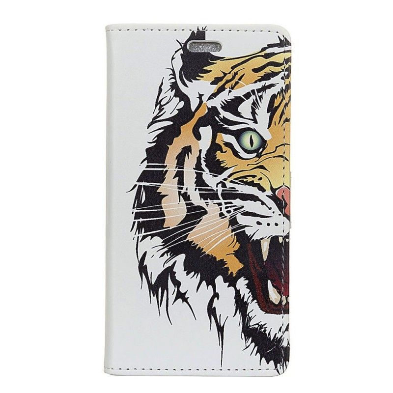 Etui Folio iPhone XR Dziki Tygrys