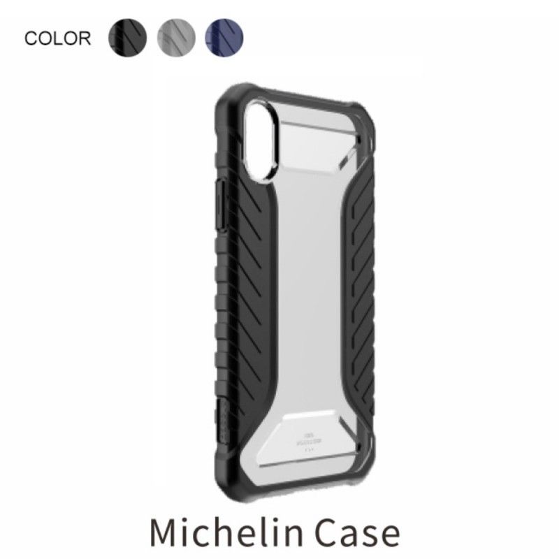 Etui iPhone XR Szary Michelin Baseus