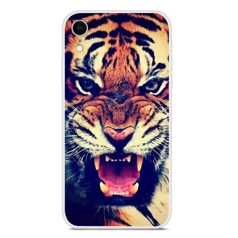 Futerały iPhone XR Etui na Telefon Twarz Tygrysa