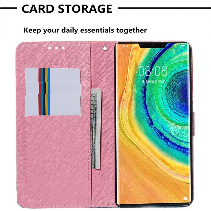 Etui Folio Huawei Mate 30 Pro Mak Akwarelowy Etui Ochronne