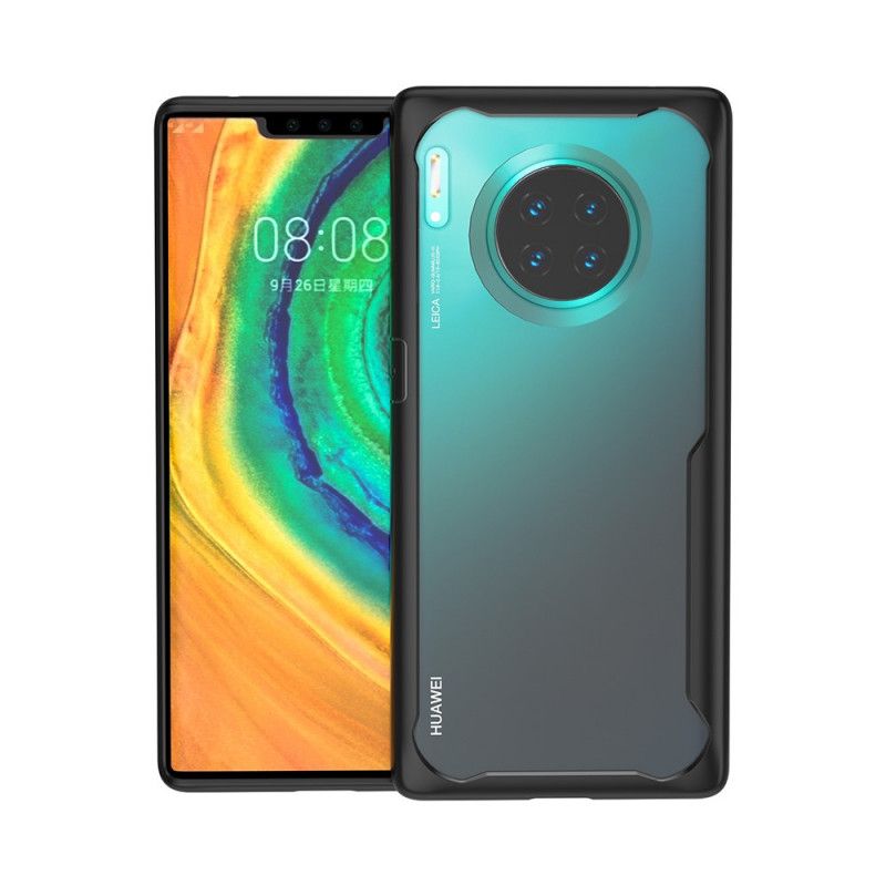 Etui Huawei Mate 30 Pro Czerwony Czarny Hybryda Ze Ściętymi Krawędziami Etui Ochronne