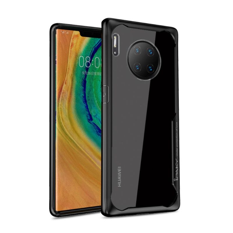 Etui Huawei Mate 30 Pro Czerwony Czarny Ipaky Seria Hybrydowa