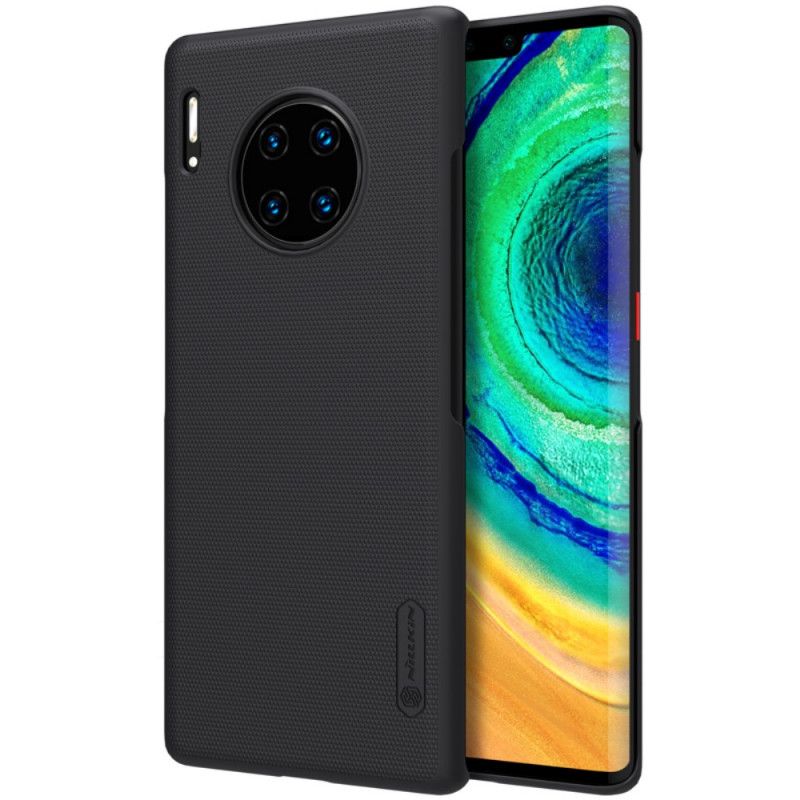 Etui Huawei Mate 30 Pro Czerwony Czarny Sztywny Matowy Nillkin