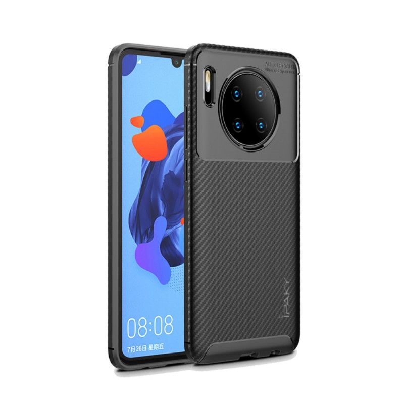 Etui Huawei Mate 30 Pro Granatowy Czarny Antypoślizgowy Ipaky Etui Ochronne